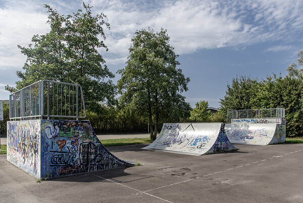 Skatepark 1.800 m entfernt